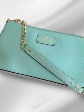 Kate Spade Byrd Wellesley Pebbled Leather Shoulder Bag Robinsegg